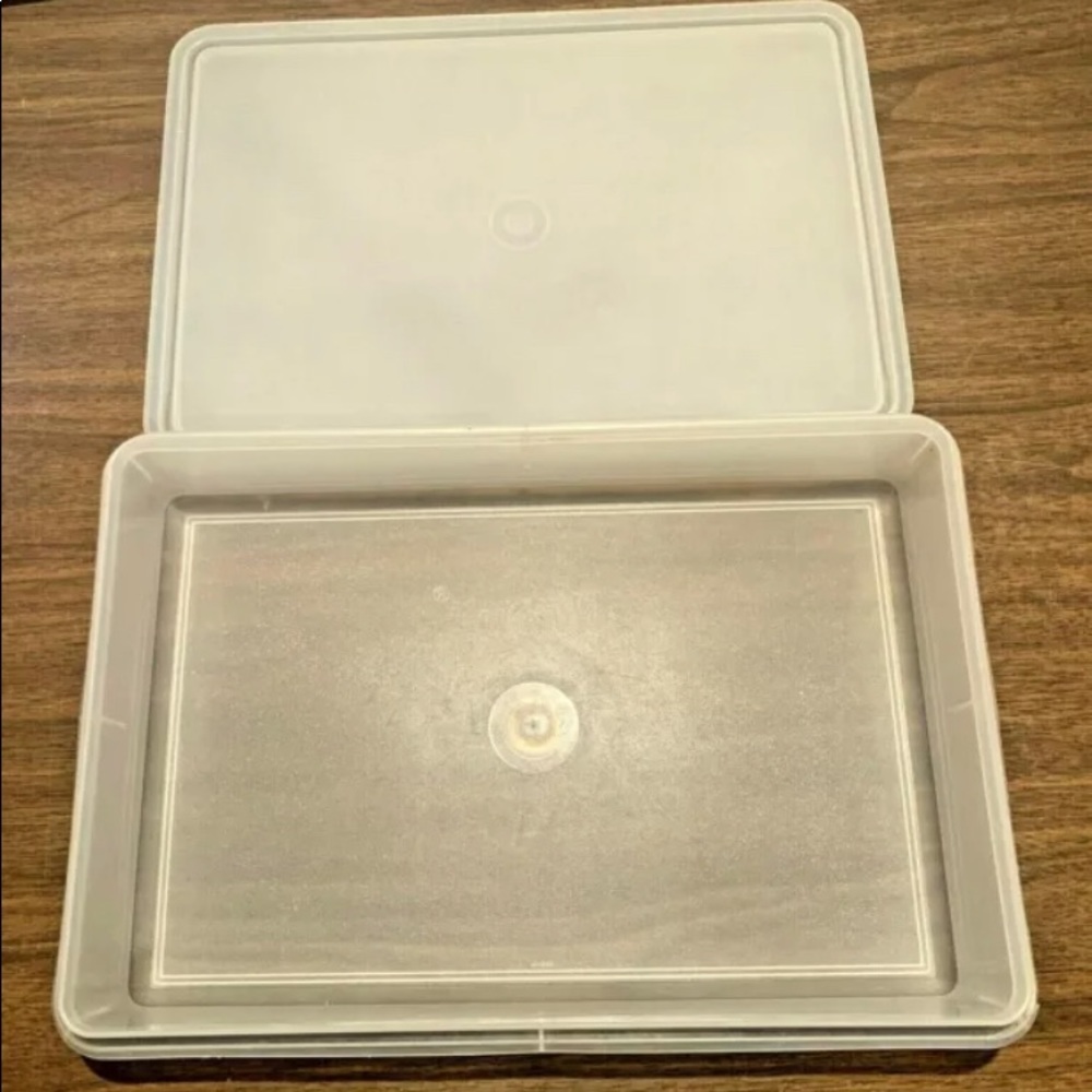 Vintage Tupperware 9” x 13 Rectangular Storage